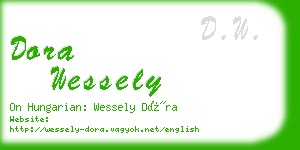 dora wessely business card